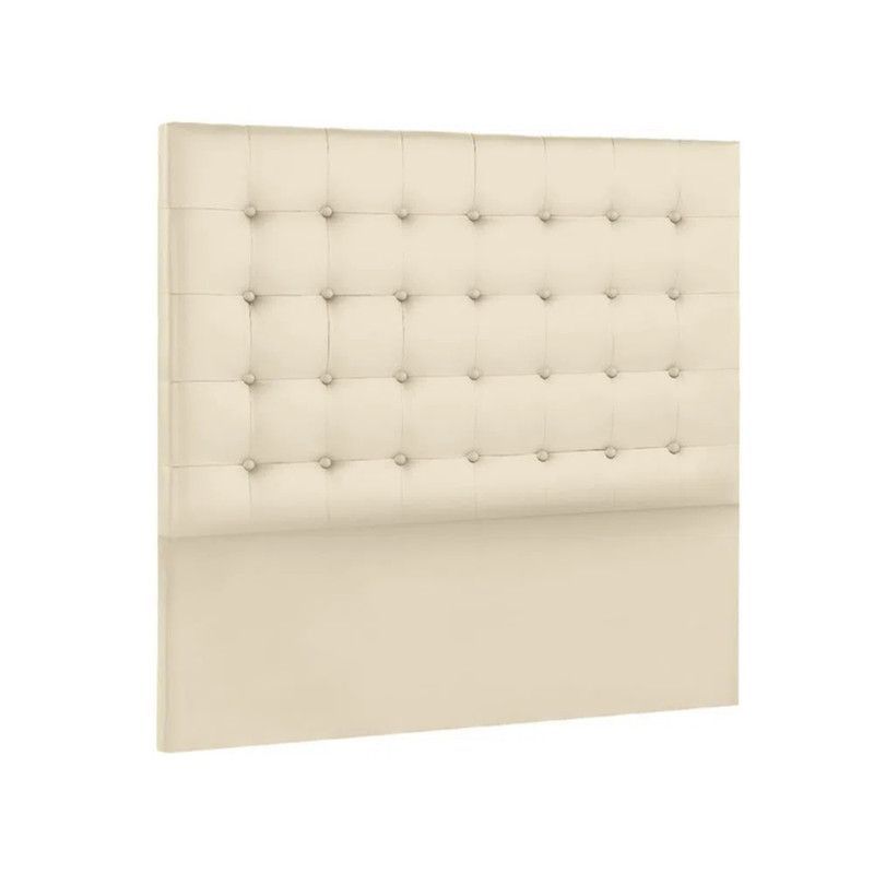 MAVISAC - Cabecera Hades Mavisac Dos Plazas Color Marfil - Ultra Cuero