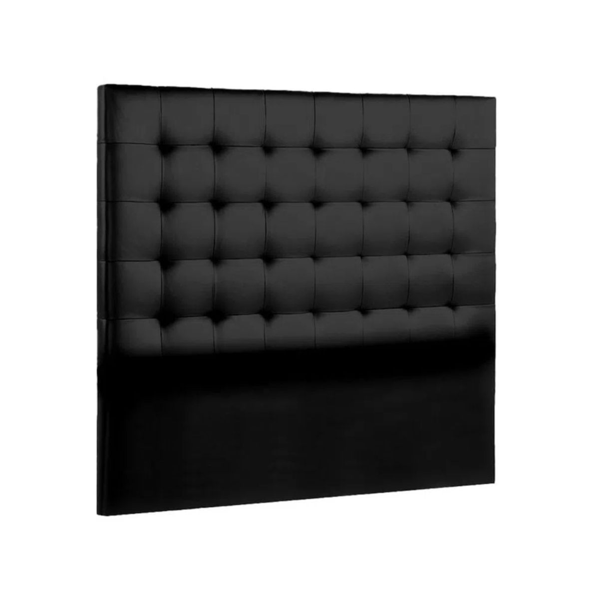 MAVISAC - Cabecera Atenas Mavisac Plaza Queen Color Negro - Ultracuero