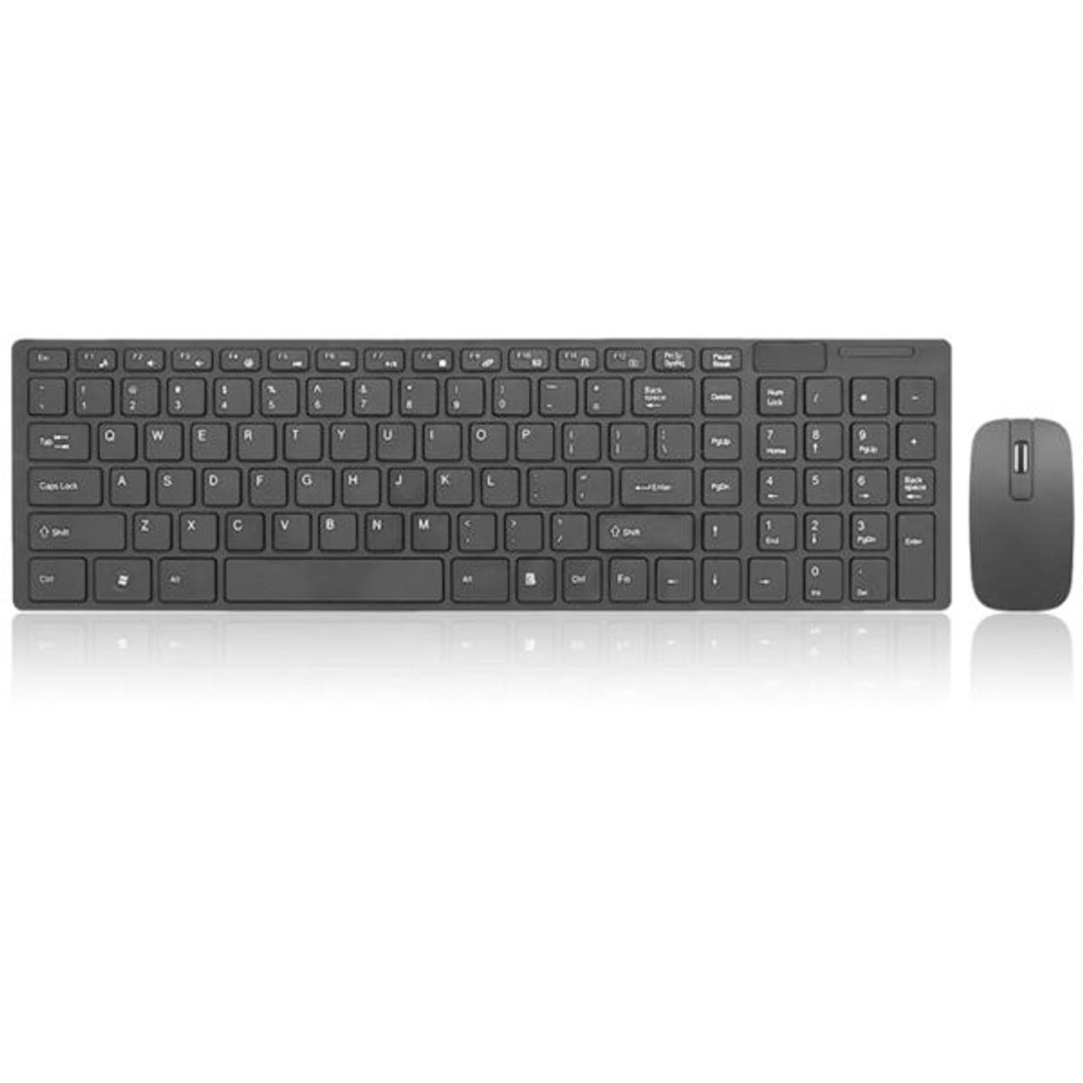 GENERICO - KIT INALAMBRICO TECLADO Y MOUSE K-06 NEGRO