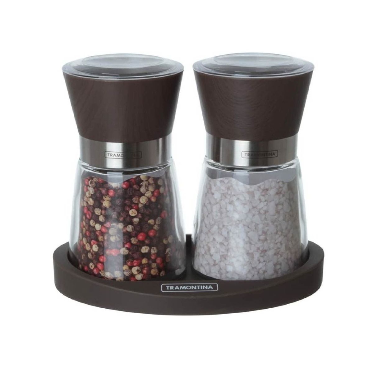 TRAMONTINA - Juego de Molinillos de Sal y Pimienta TRAMONTINA