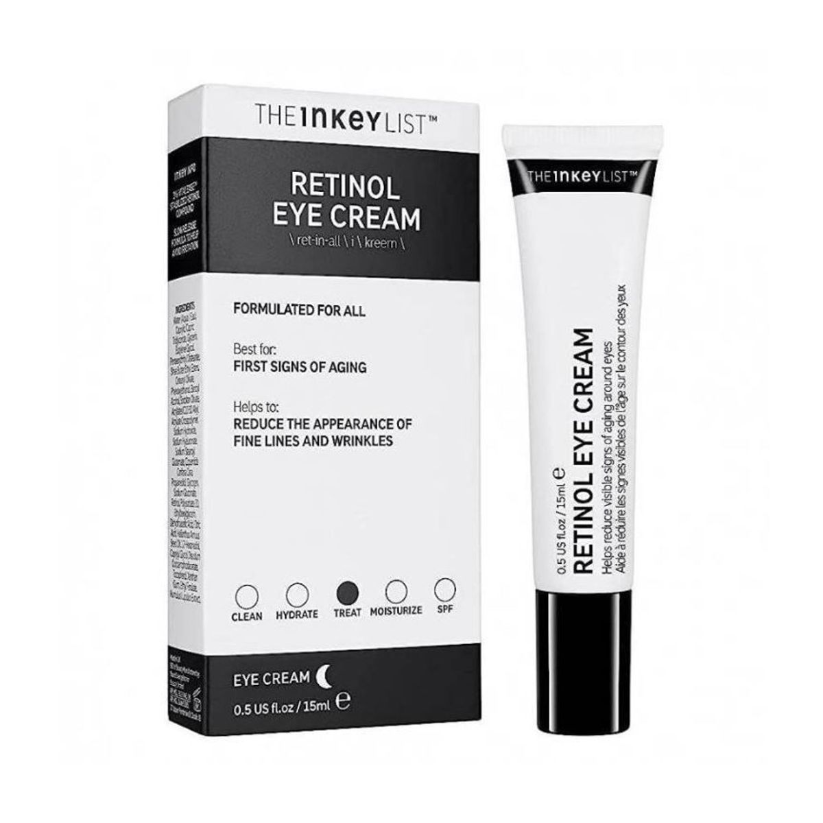 THE INKEY LIST - Crema Contorno de Ojos con Retinol  - The INKEY List