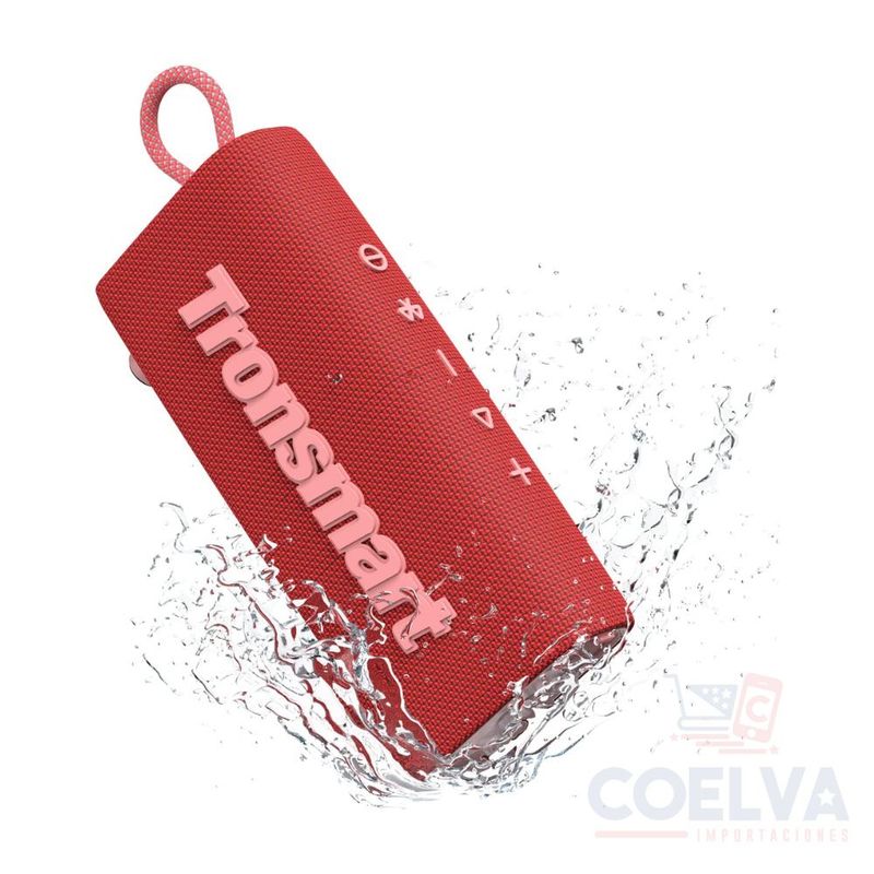 TRONSMART - Tronsmart Trip Parlante Portátil Bluetooth 5.3 IPX7 - Rojo