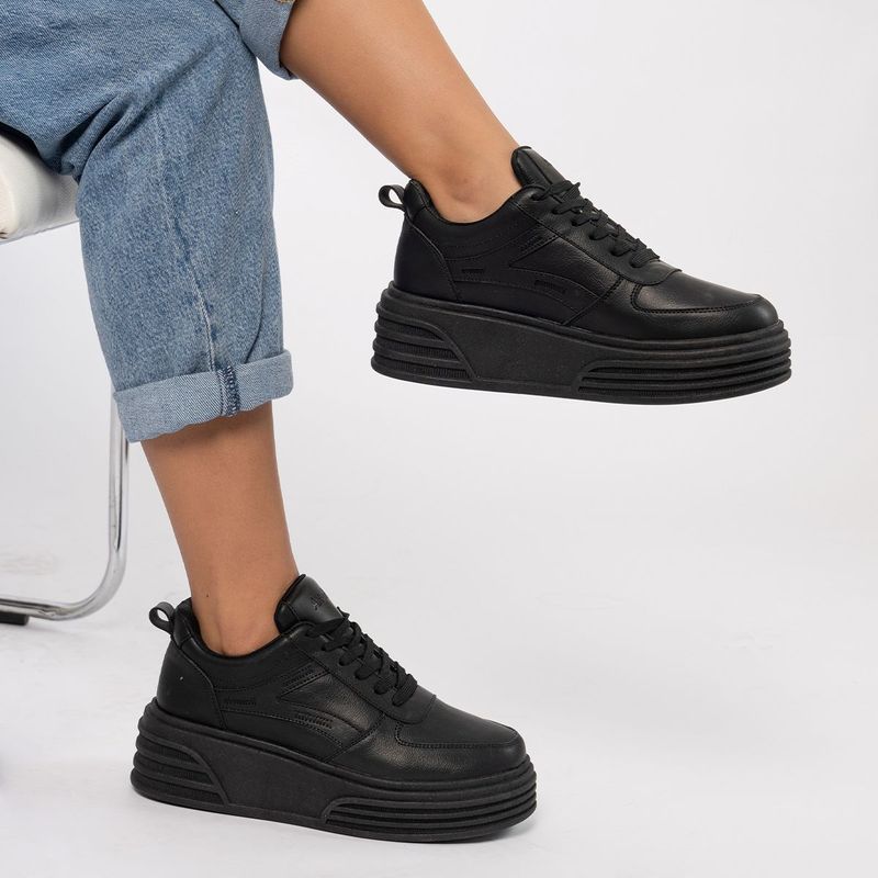 ARANNI - ZAPATILLA MUJER ROMA NEGRO_.