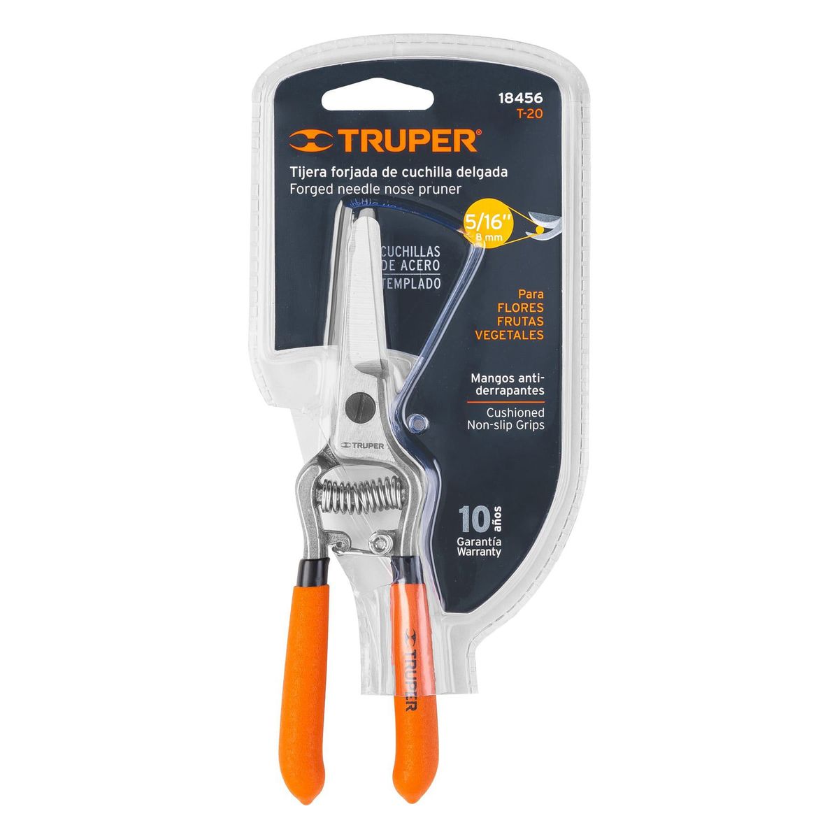 TRUPER - Tijera para poda 6 forjada tipo mini cuchilla 