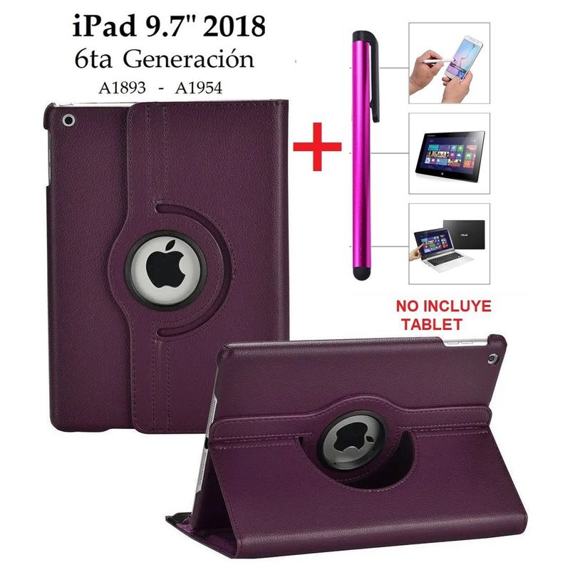 GENERICO - Funda Cover + Lapiz Tactil para iPad 9.7 6ta Gen A1893 A1954
