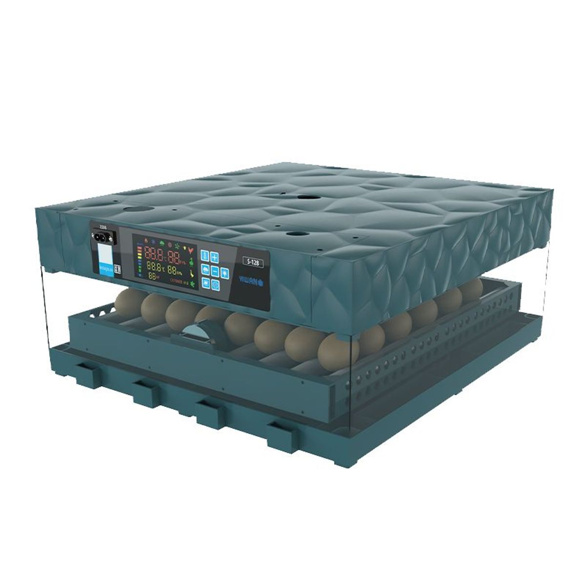 GENERICO - INCUBADORA AUTOMÁTICA DE 64 HUEVOS 220V-12V JERSIMPORT