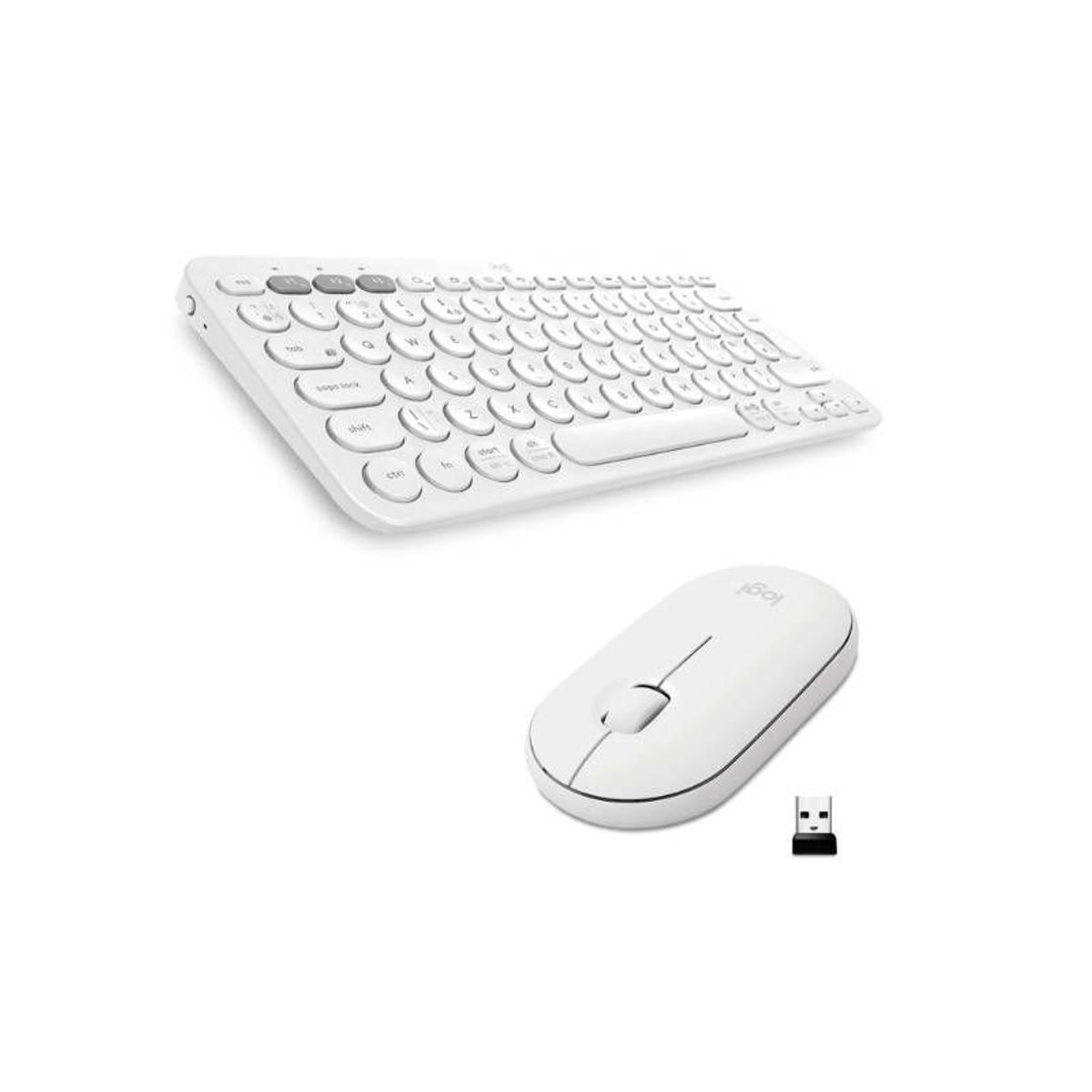 LOGITECH - Teclado Multi-device K380 y Mouse Pebbles M350 Logitech