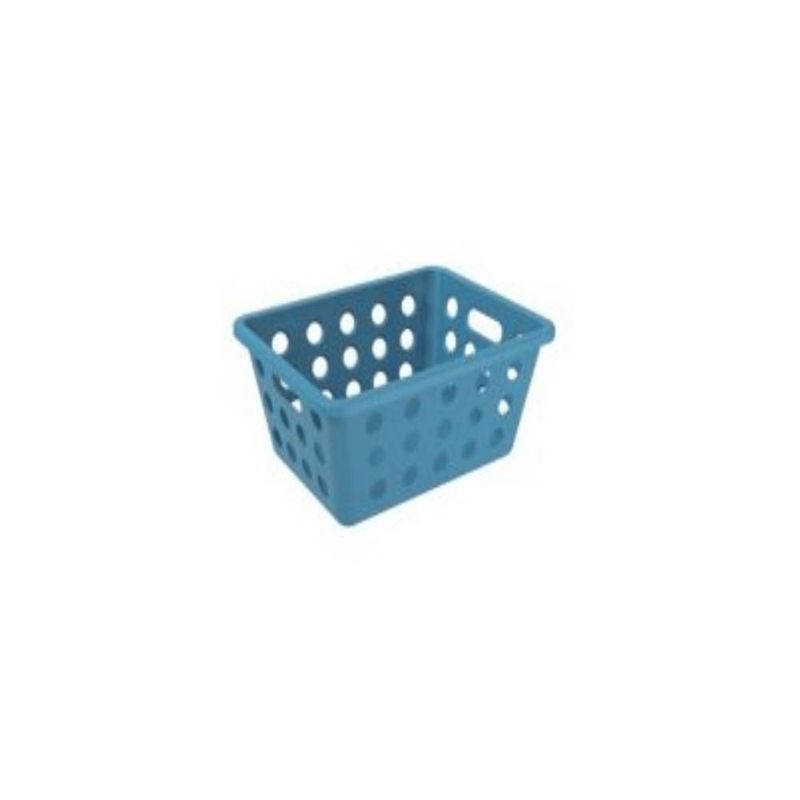 COZA - Canasta Organizadora Pequeña 1.5L Coza Flora Azul