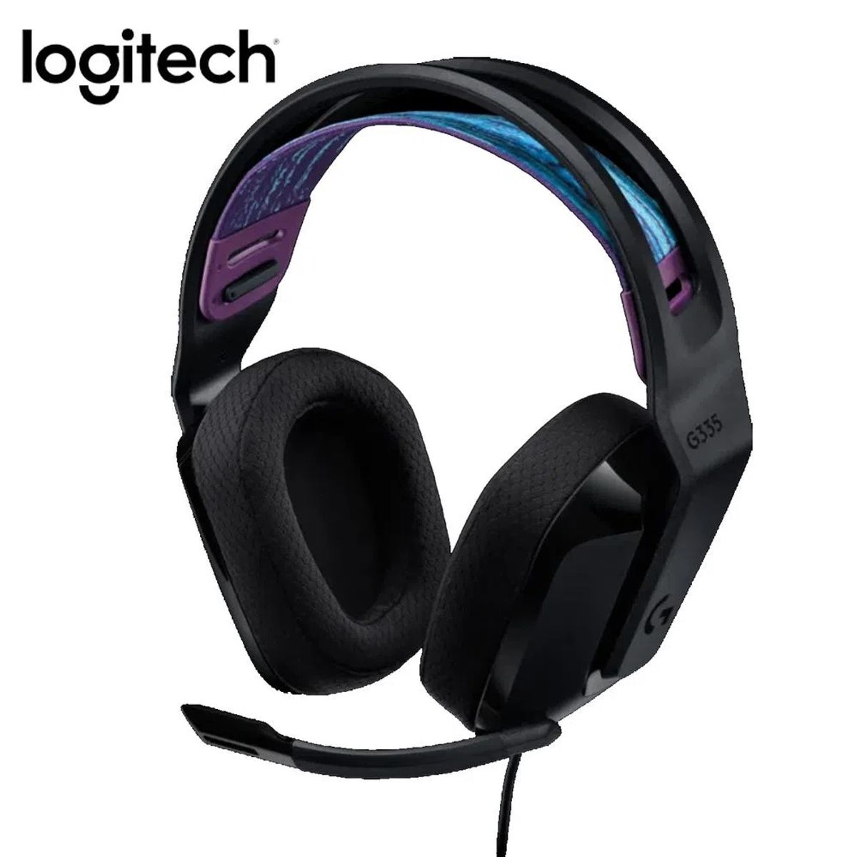LOGITECH - Audifonos gamer Logitech G335 con microfono cableado negro 981-000977
