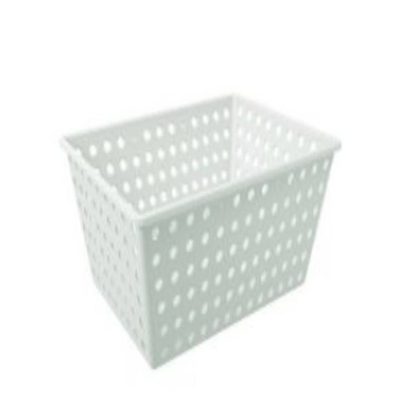 COZA - Canasta Organizadora Maxi 13.5L Coza Flora Blanco