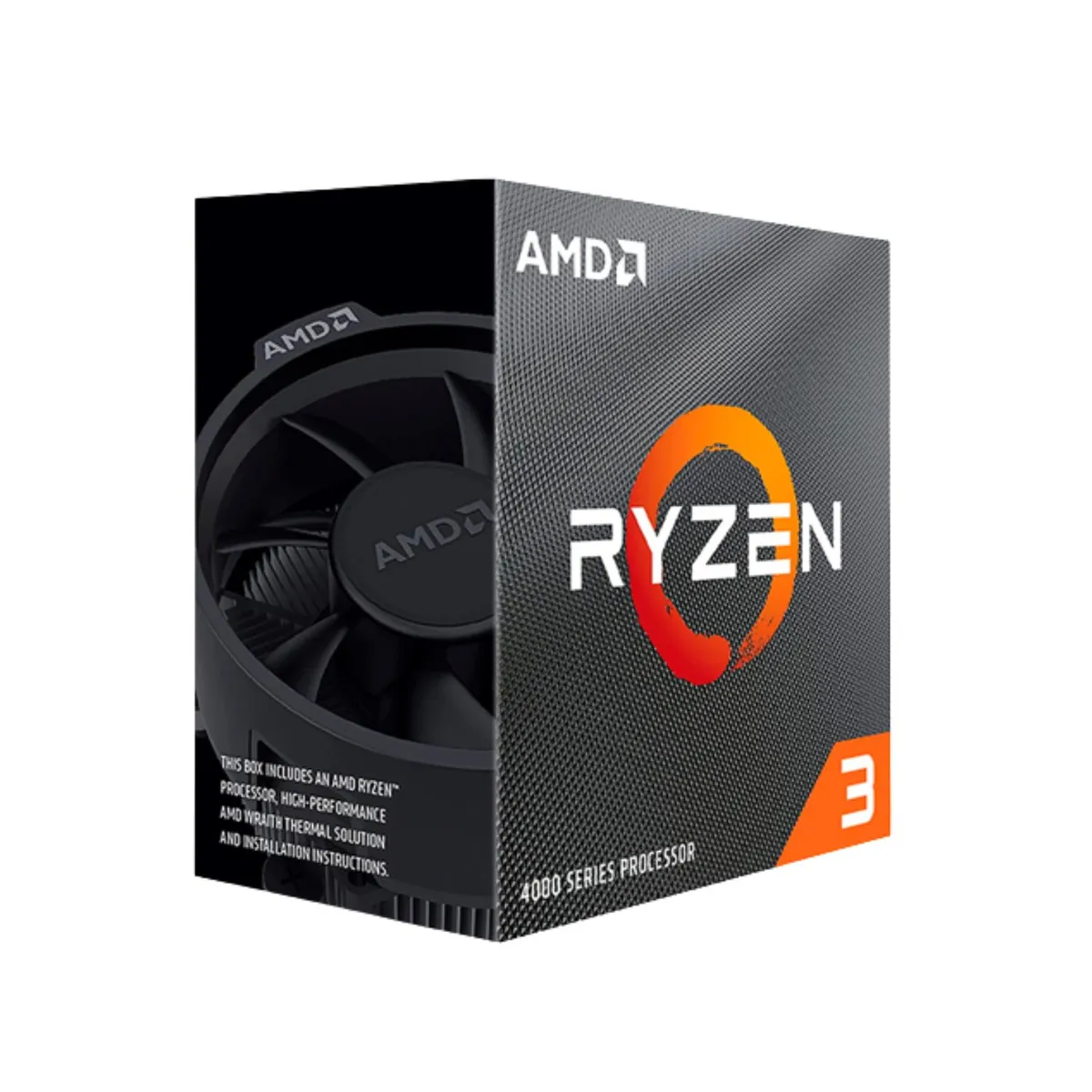 AMD - Procesador Amd Ryzen 3 4100, 4mb Pcle3.0, Am4 , 3.8 Ghz