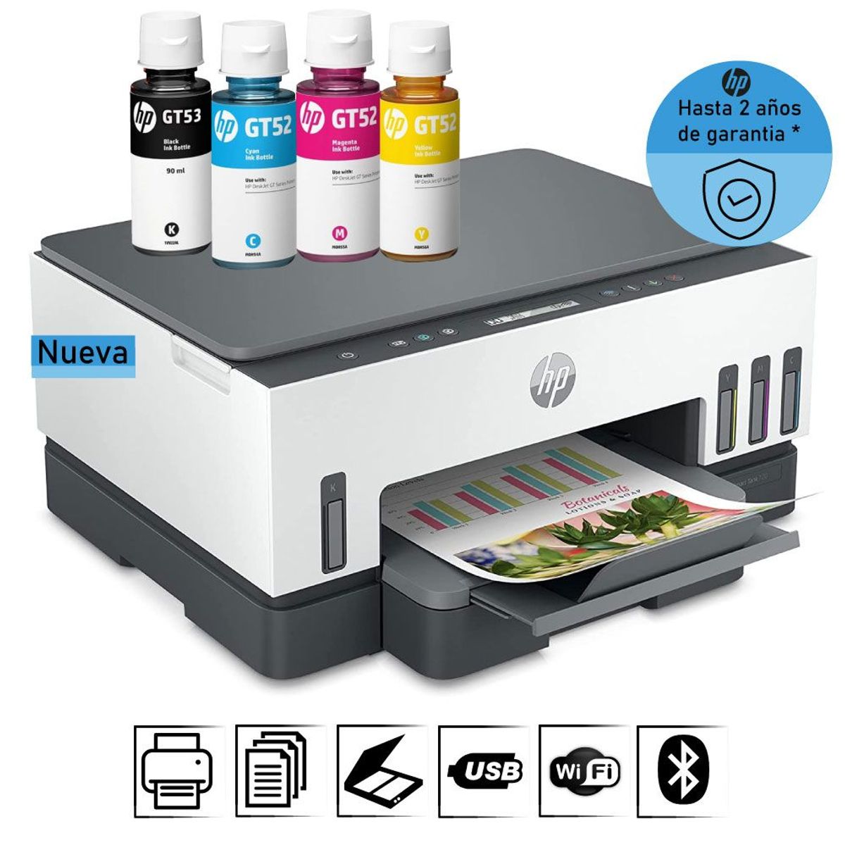 HP - Impresora Multifuncional HP Smart Tank 720