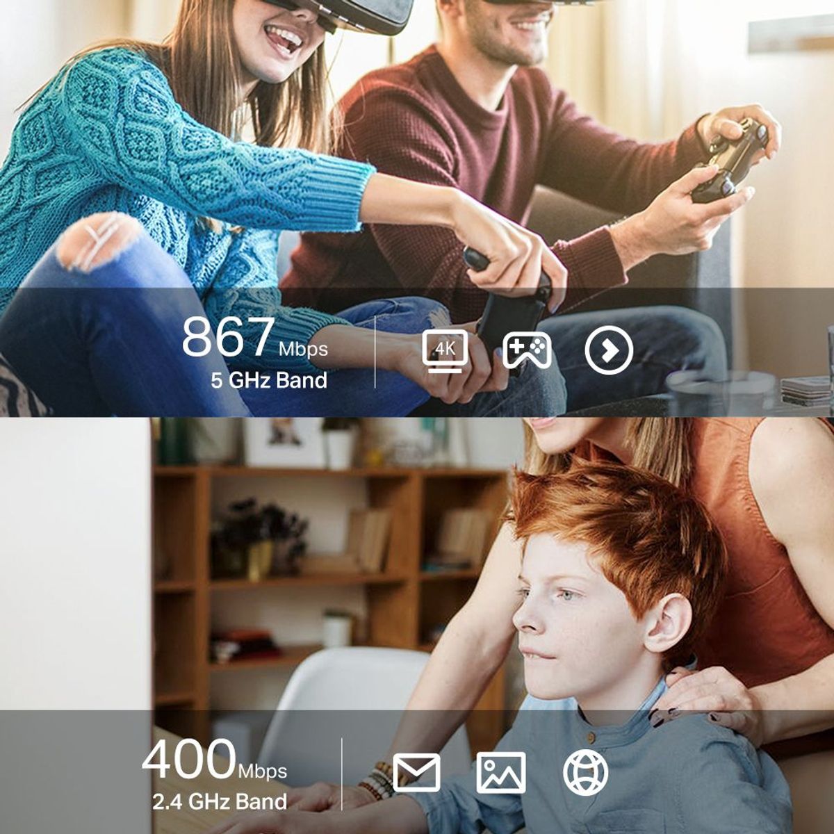 TP LINK - TP-Link - Adaptador USB Wireless Archer T3U Nano AC1300