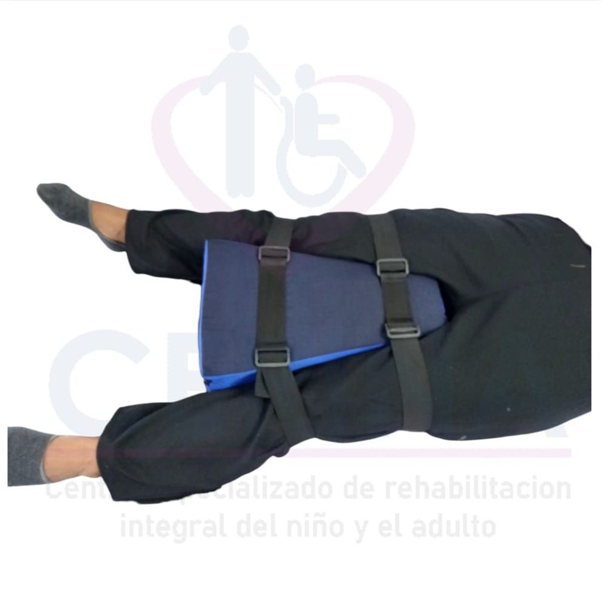 GENERICO - Cojin Separador de piernas Abductor de Cadera Azul Talla L