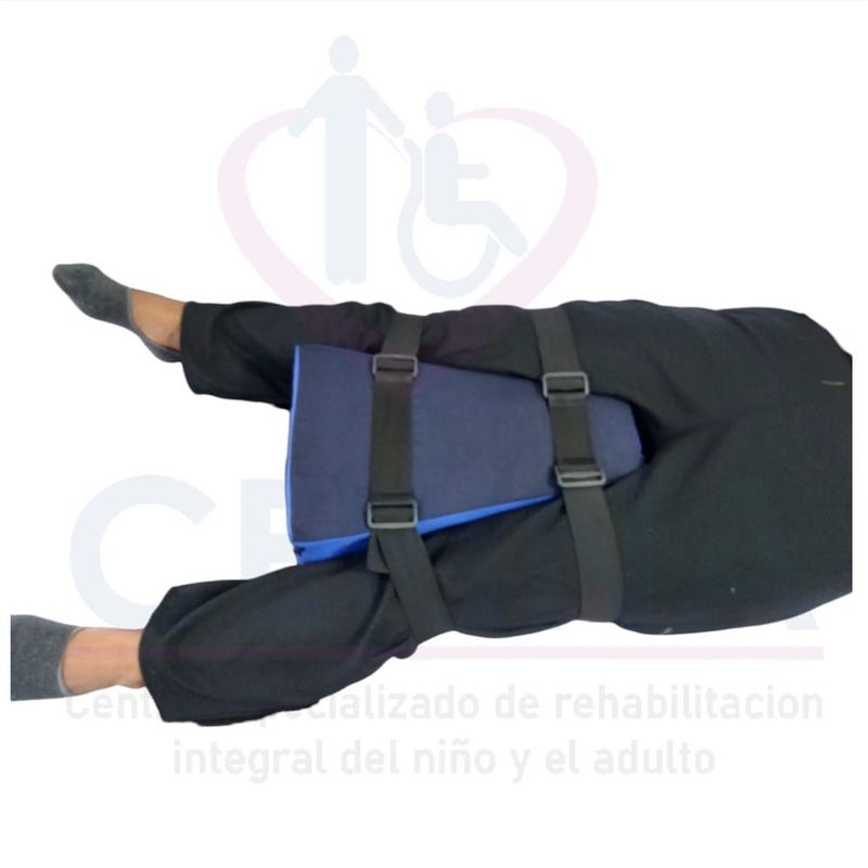 GENERICO - Cojin Separador de piernas Abductor de Cadera Azul Talla L