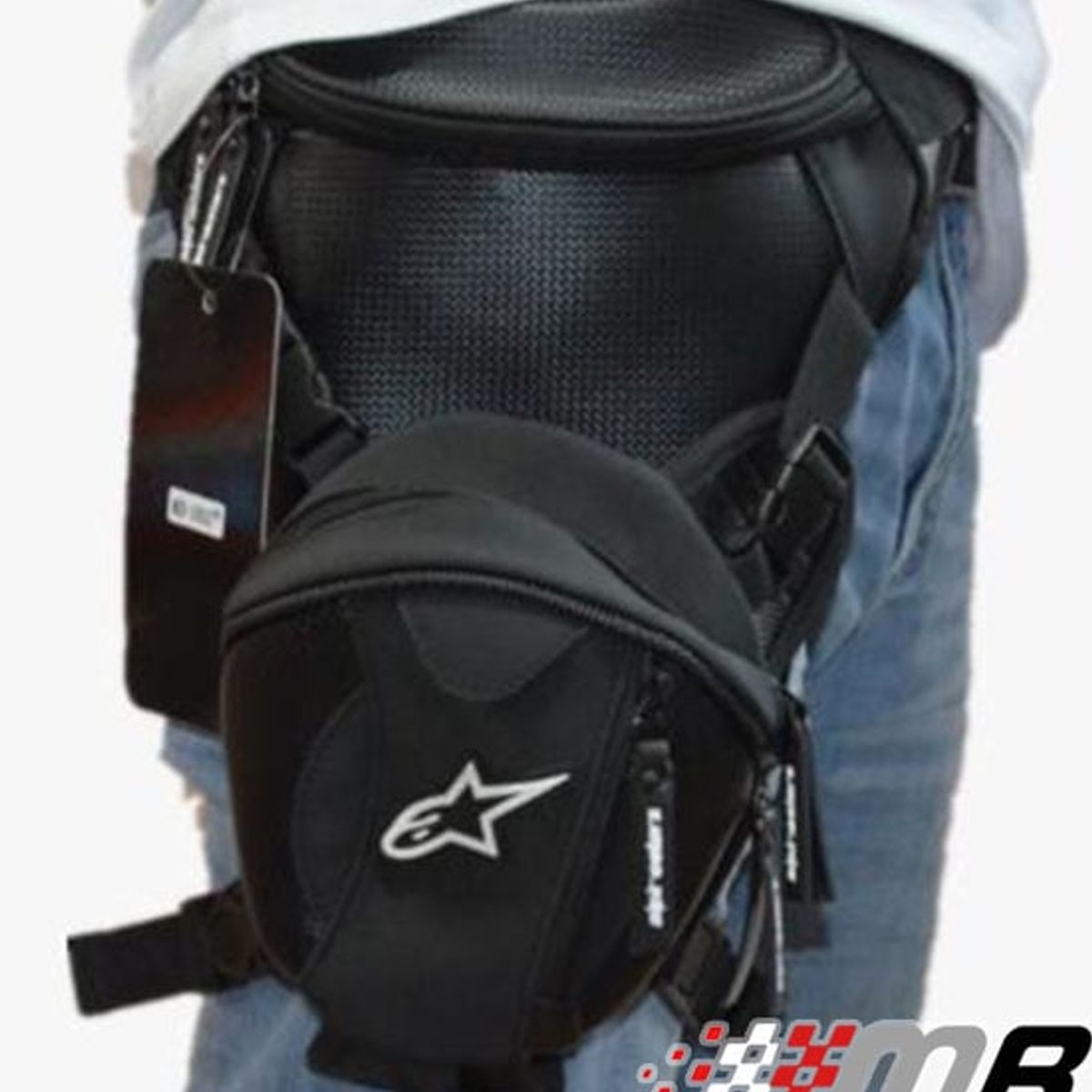 ALPINESTARS - CANGURO MUSLERA PIERNERA PARA MOTO DISEÑO CARBON