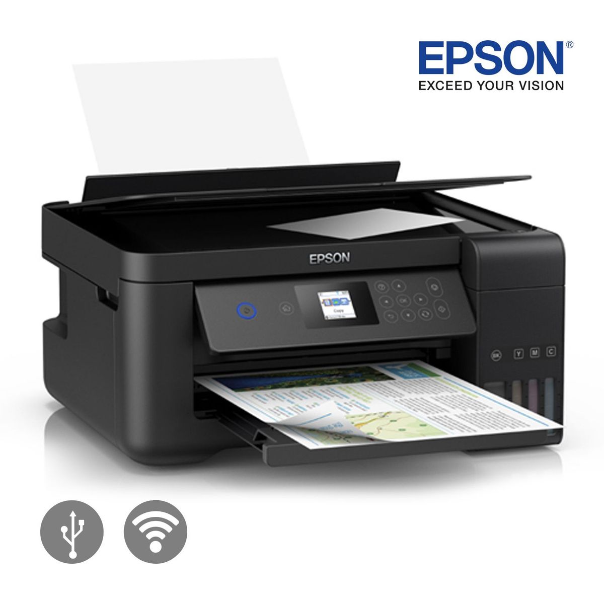 EPSON - Impresora Multifuncional Epson Ecotank L4260 Wi-Fi Suministro Tinta
