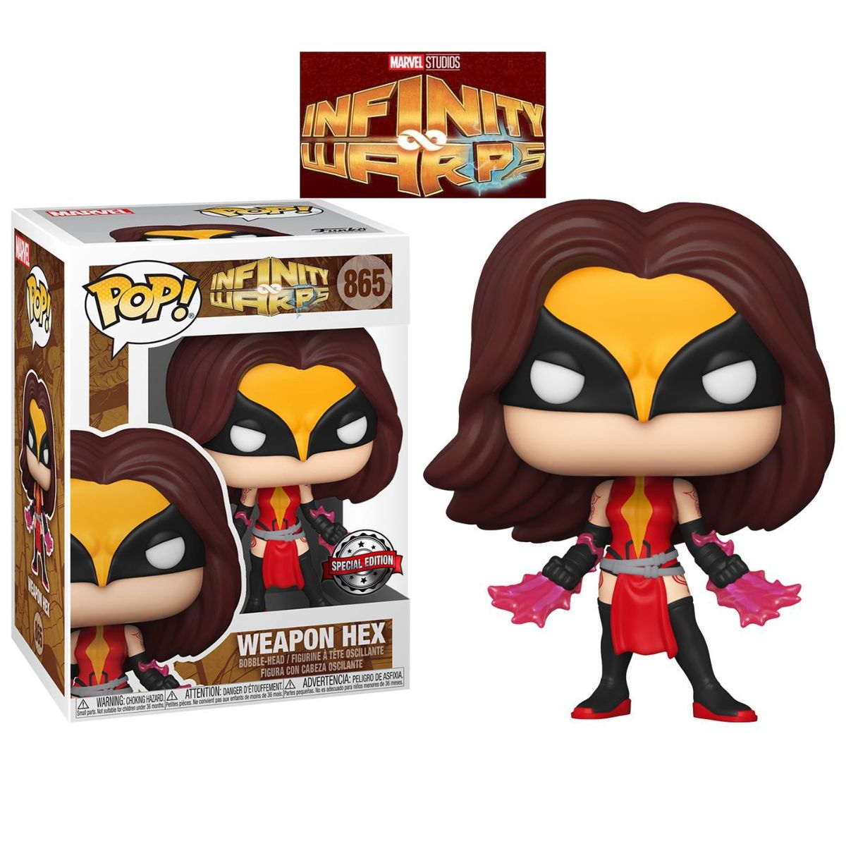 FUNKO - Funko Pop Weapon Hex - Marvel Infinity Warps 865 Exc. SE