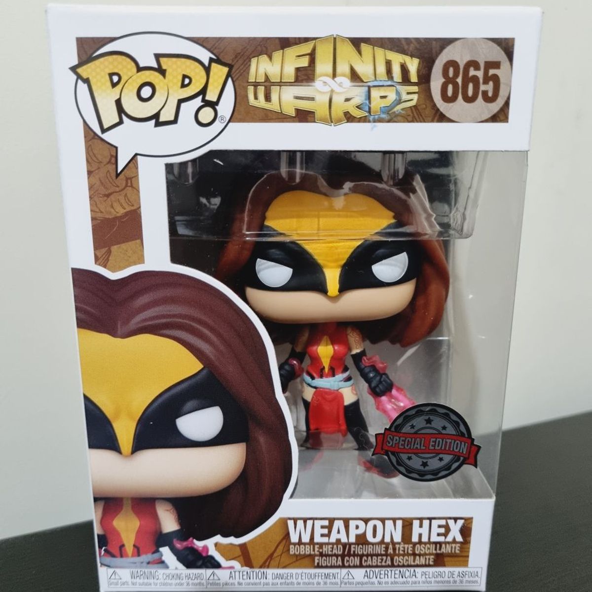 FUNKO - Funko Pop Weapon Hex - Marvel Infinity Warps 865 Exc. SE