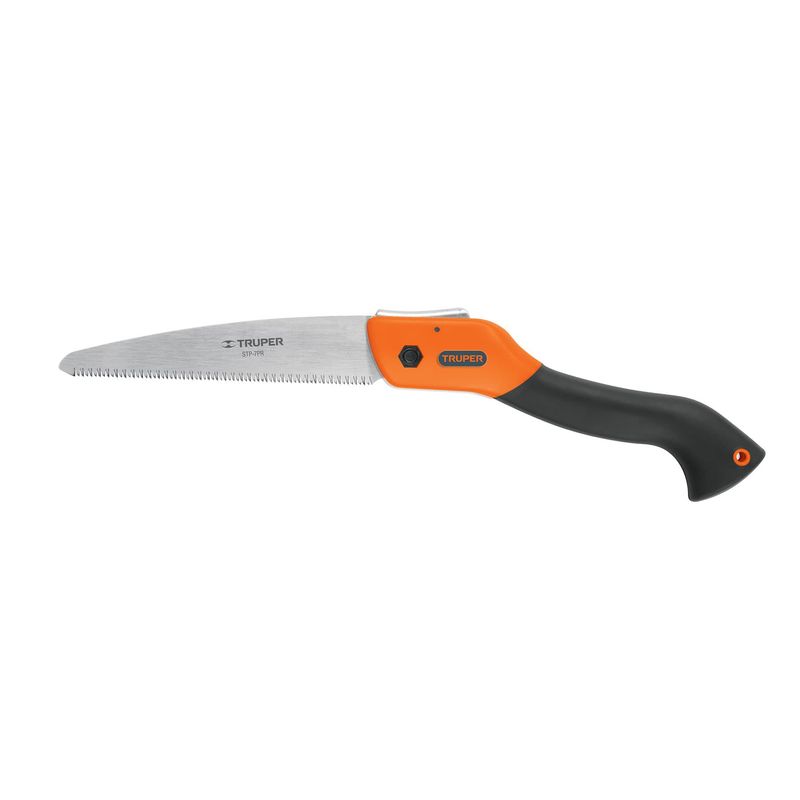 TRUPER - Serrucho plegable hoja recta 7 mango plastico Truper