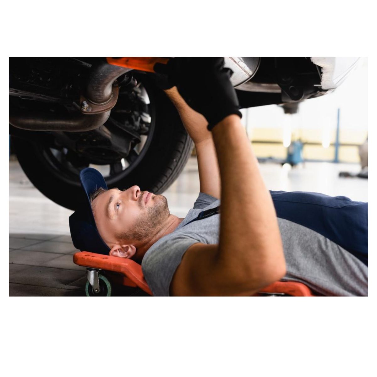 TRUPER - Gata lagarto caimán 2 Toneladas +Cama de mecánico 40" Truper