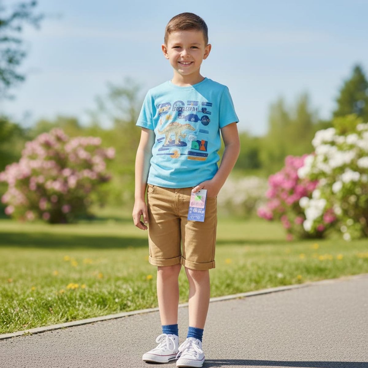 GENERICO - Short para niño demin