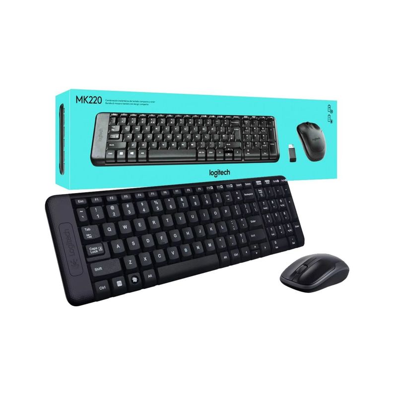 LOGITECH - Teclado y Mouse Inalámbrico Logitech