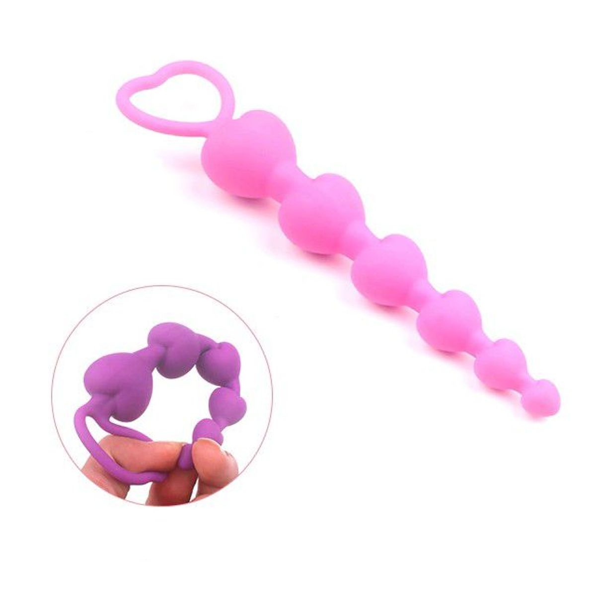 GENERICO - Plug rosado de silicona de 185x32cm