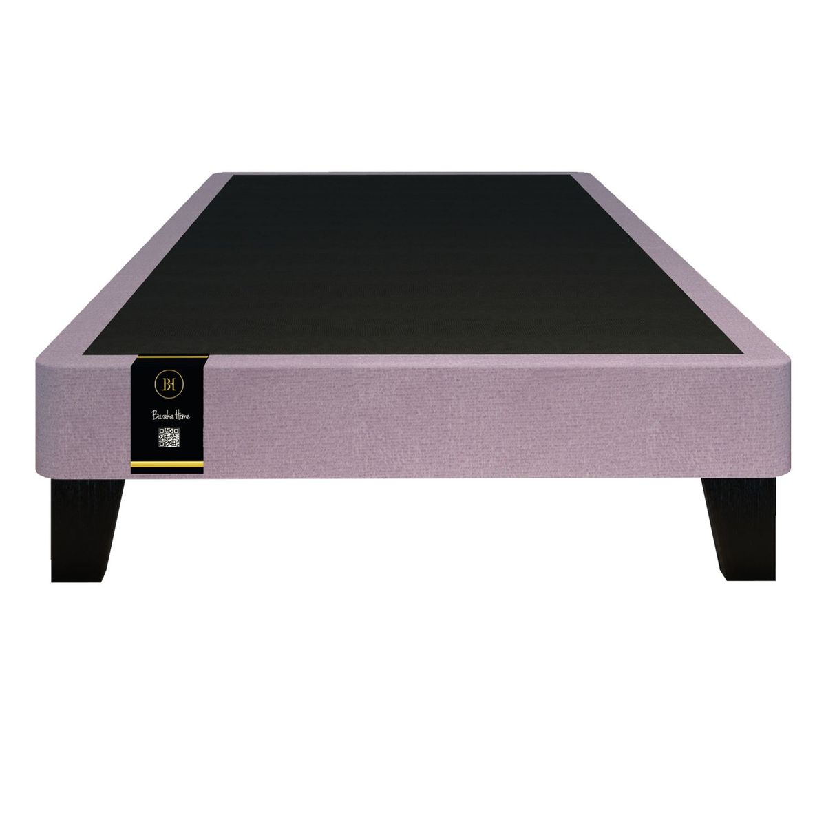 BARAKA HOME - Base De Cama Europea Carintia 1.5 Plz -Lila