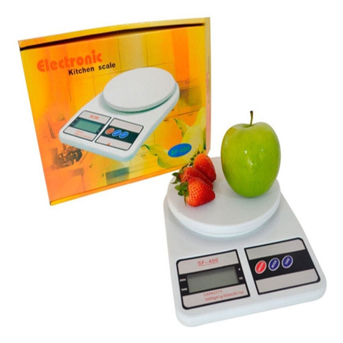 GENERICO - Balanza Gramera de Cocina Digital blanca