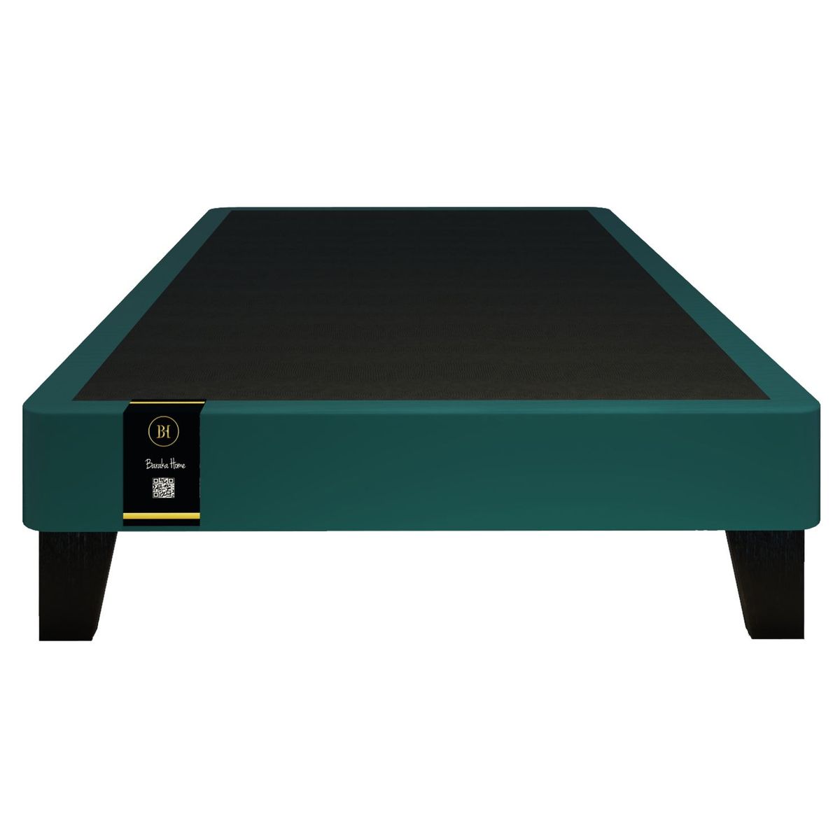 BARAKA HOME - Base De Cama Europea Carintia 1.5 Plz - Cobalto