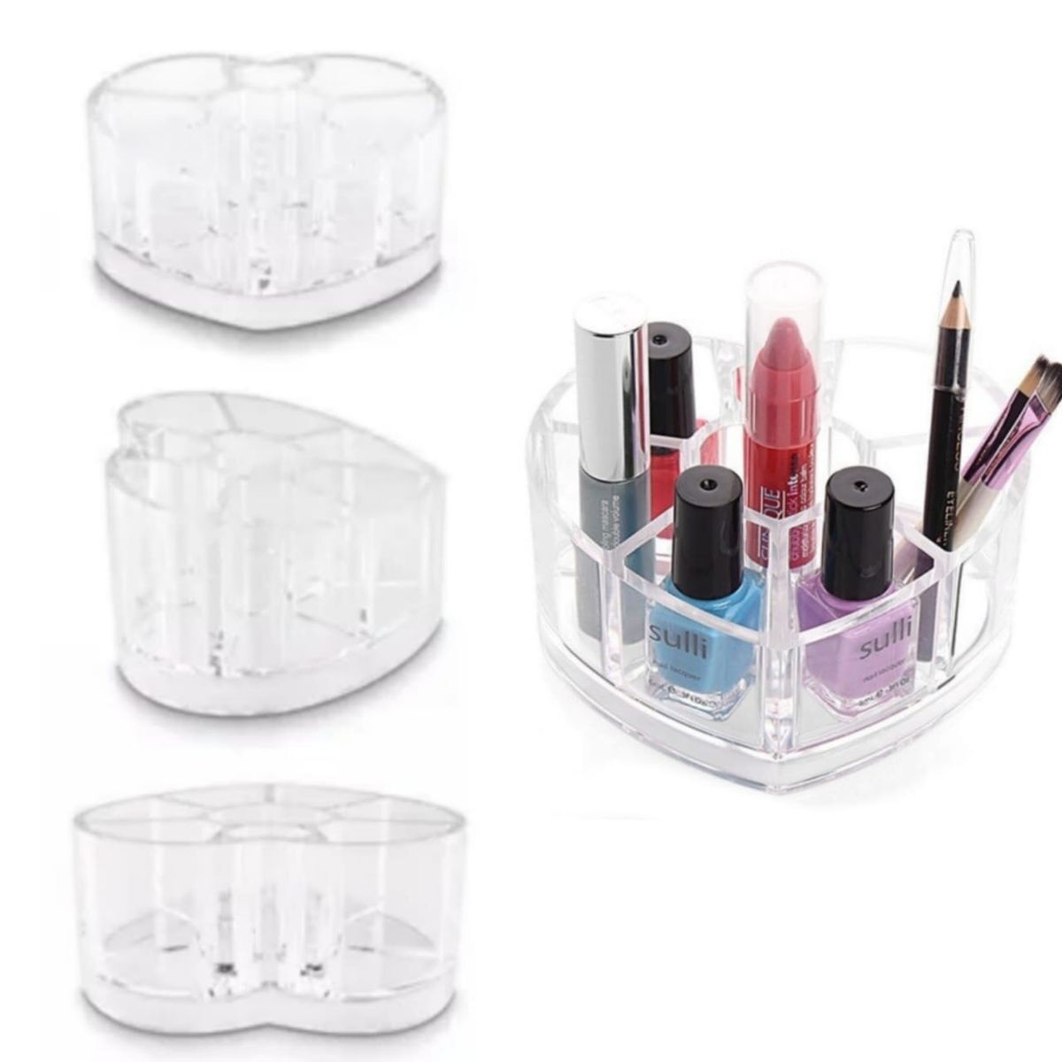 GENERICO - Organizador Maquillaje forma Corazón