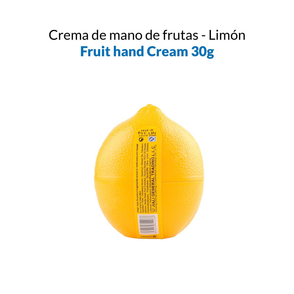 GENERICO - Crema de mano de frutas - Durazno