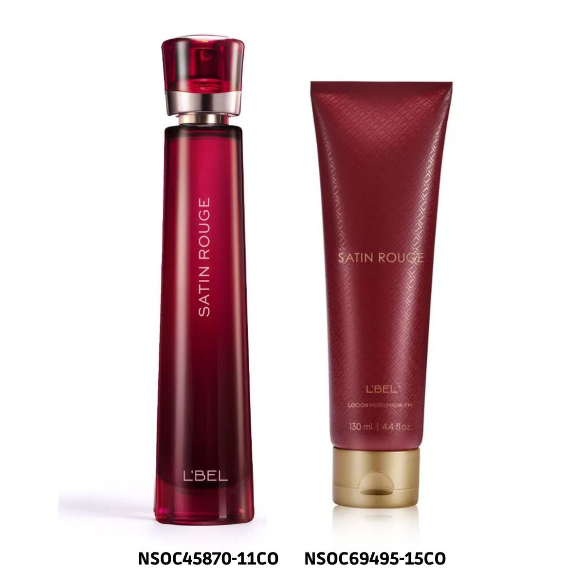 LBEL - Set para Mujer Satin Rouge Eau de Parfum y Loción Corporal