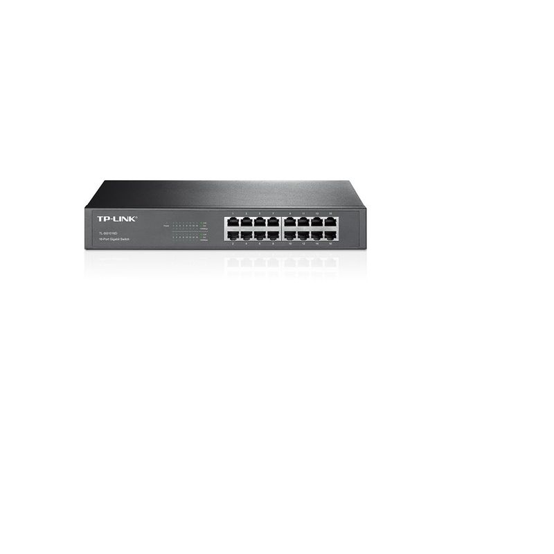TP LINK - Switch de 16 puertos Gigabit metalico TL-SG1016D TP-LINK montaje rack