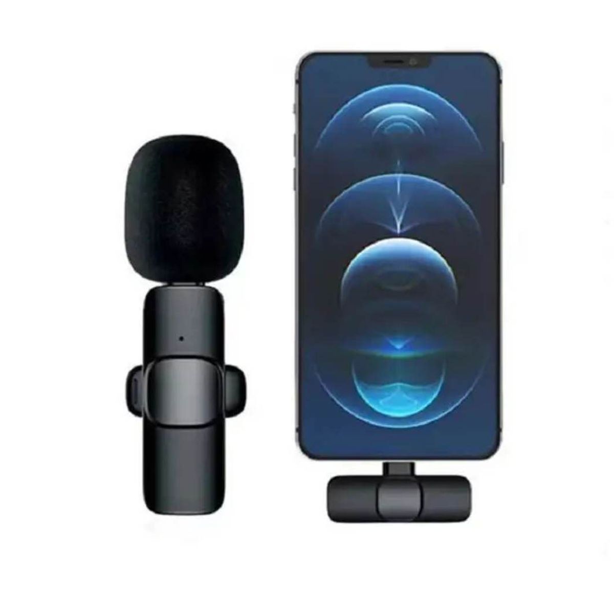 GENERICO - Microfono Inalambrico Solapero Pechero Celular Tipo C Videos  Tiktok