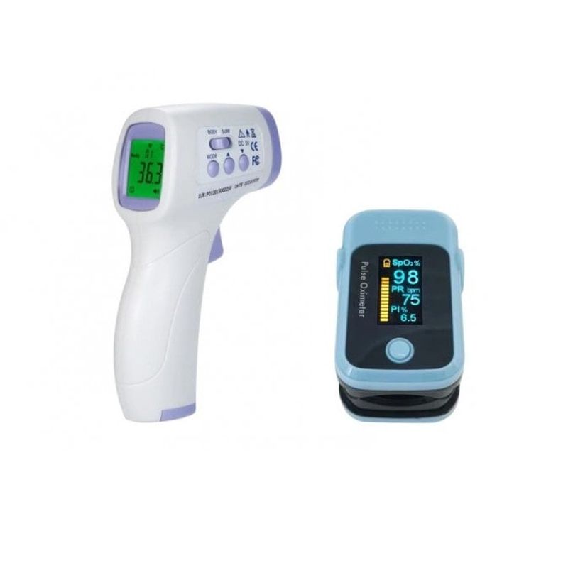 GENERICO - PACK OXIMETRO MAS TERMOMETRO INFRARROJO