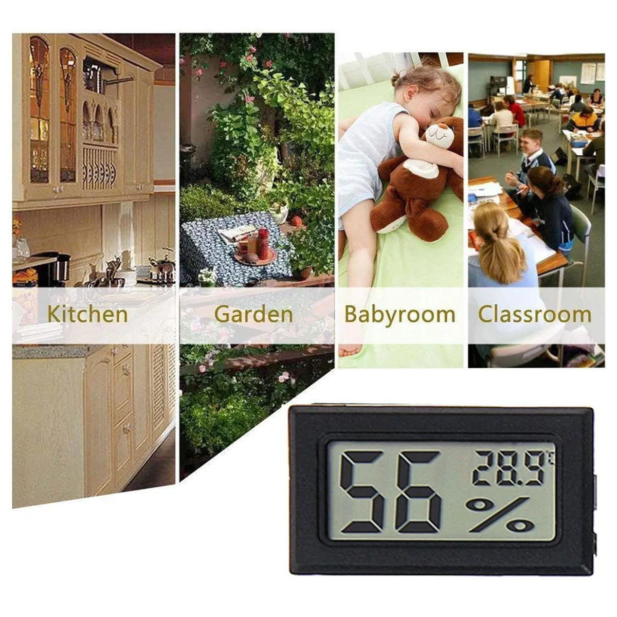 OEM - Higrómetro Termómetro Termóhigrometro Medidor Humedad con Sonda TPM30