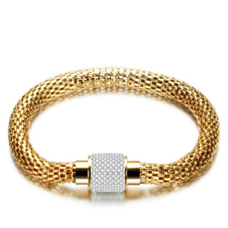 GENERICO - Pulsera para Mujer con Micro Circones Modelo Star