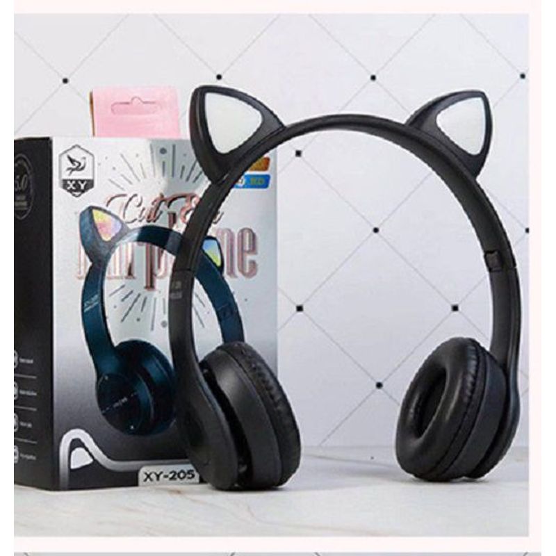 Auriculares inalámbricos Bluetooth con Orejas de Gato Niños y