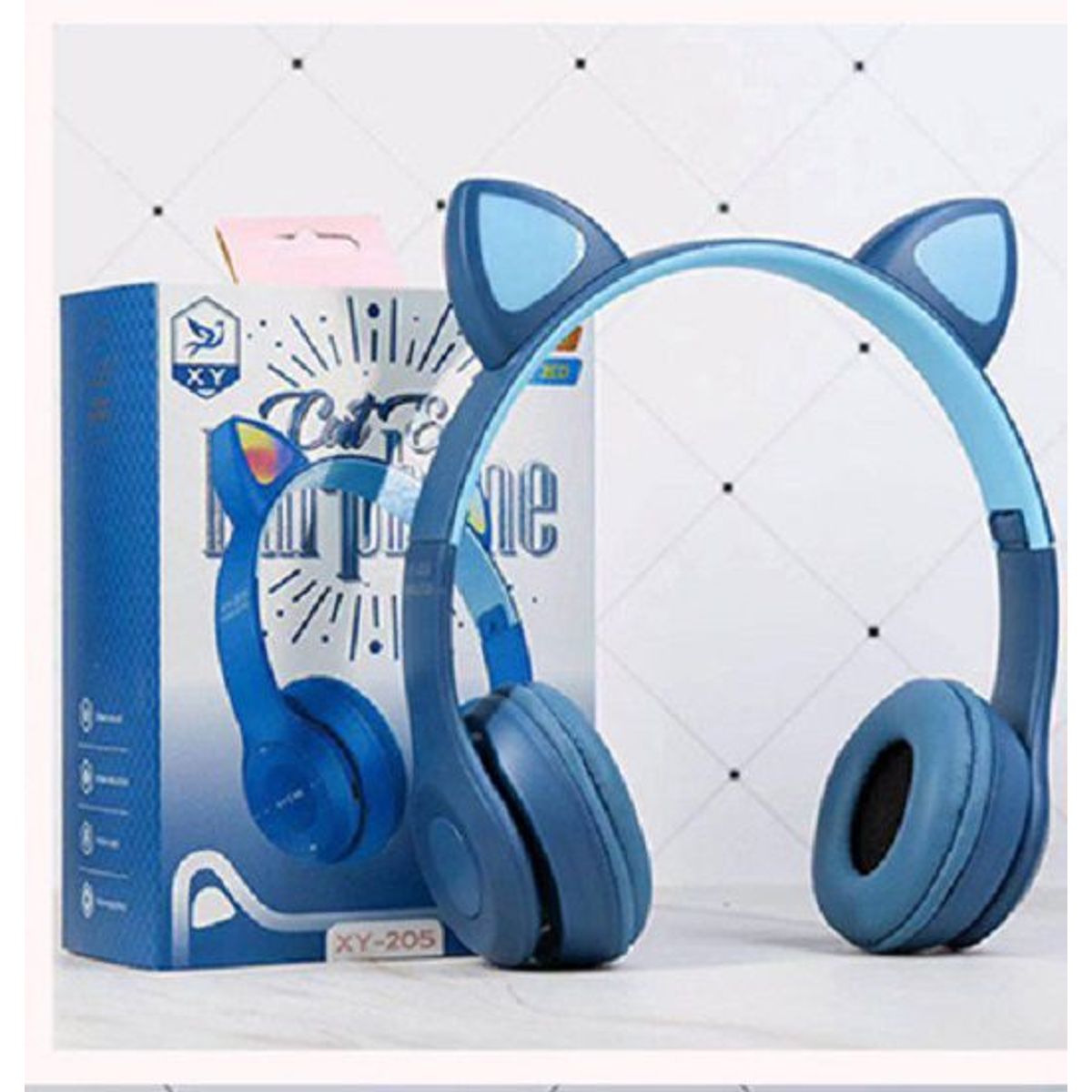 OEM - Auriculares inalámbricos Bluetooth con Orejas de Gato - Niños y Niñas