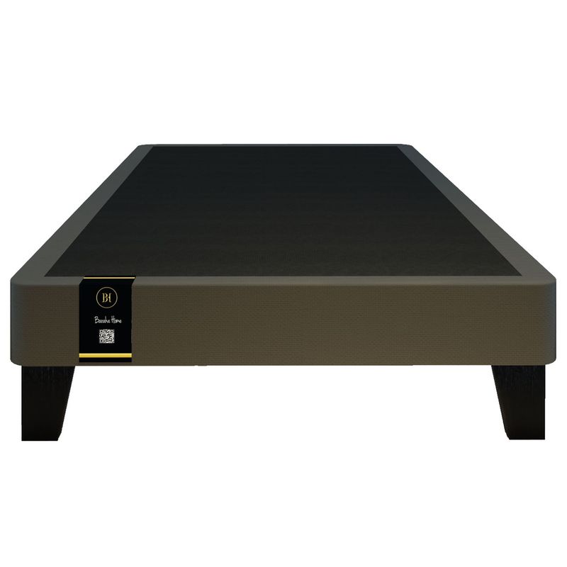 BARAKA HOME - Base De Cama Europea Carintia 1.5 Plz - Chocolate
