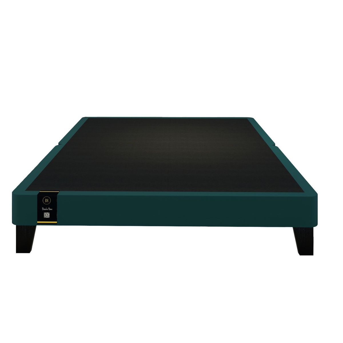 BARAKA HOME - Base De Cama Europea Carintia Queen Europea 1.60 x 2.00 - Cobalto