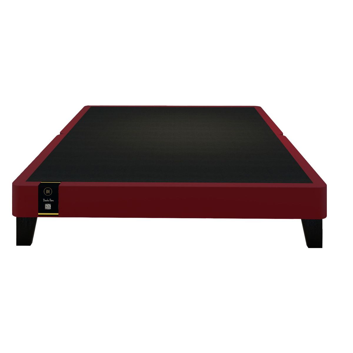 BARAKA HOME - Base De Cama Europeo Carintia King Europeo 2.00 x 2.00 - Rojo