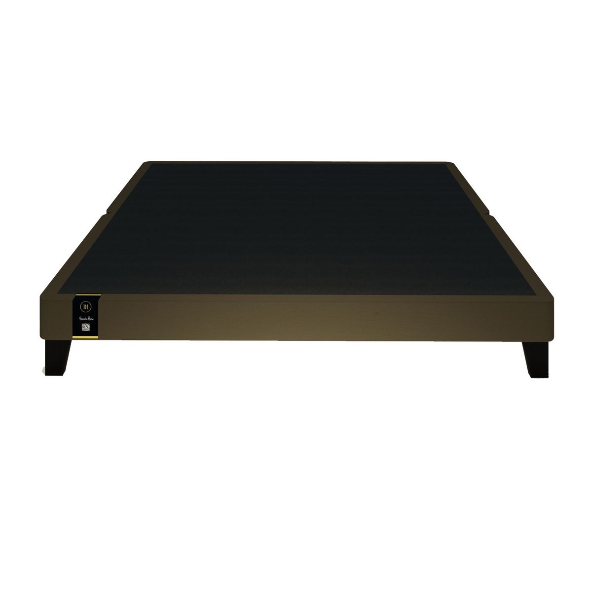BARAKA HOME - Base De Cama Europeo Carintia King Europeo 2.00 x 2.00 - Chocolate Claro