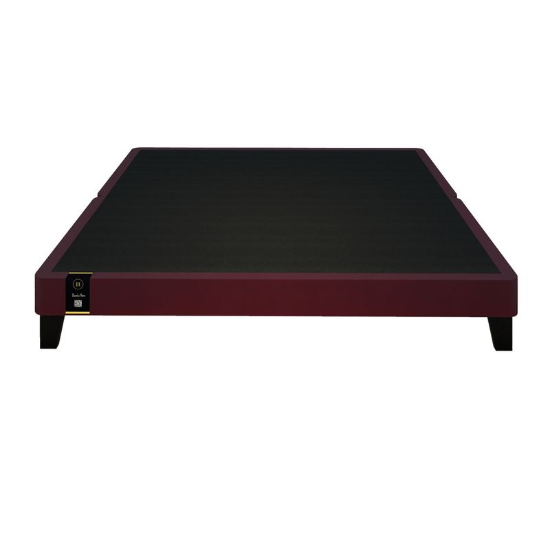 BARAKA HOME - Base De Cama Europeo Carintia King Europeo 2.00 x 2.00 - Vino