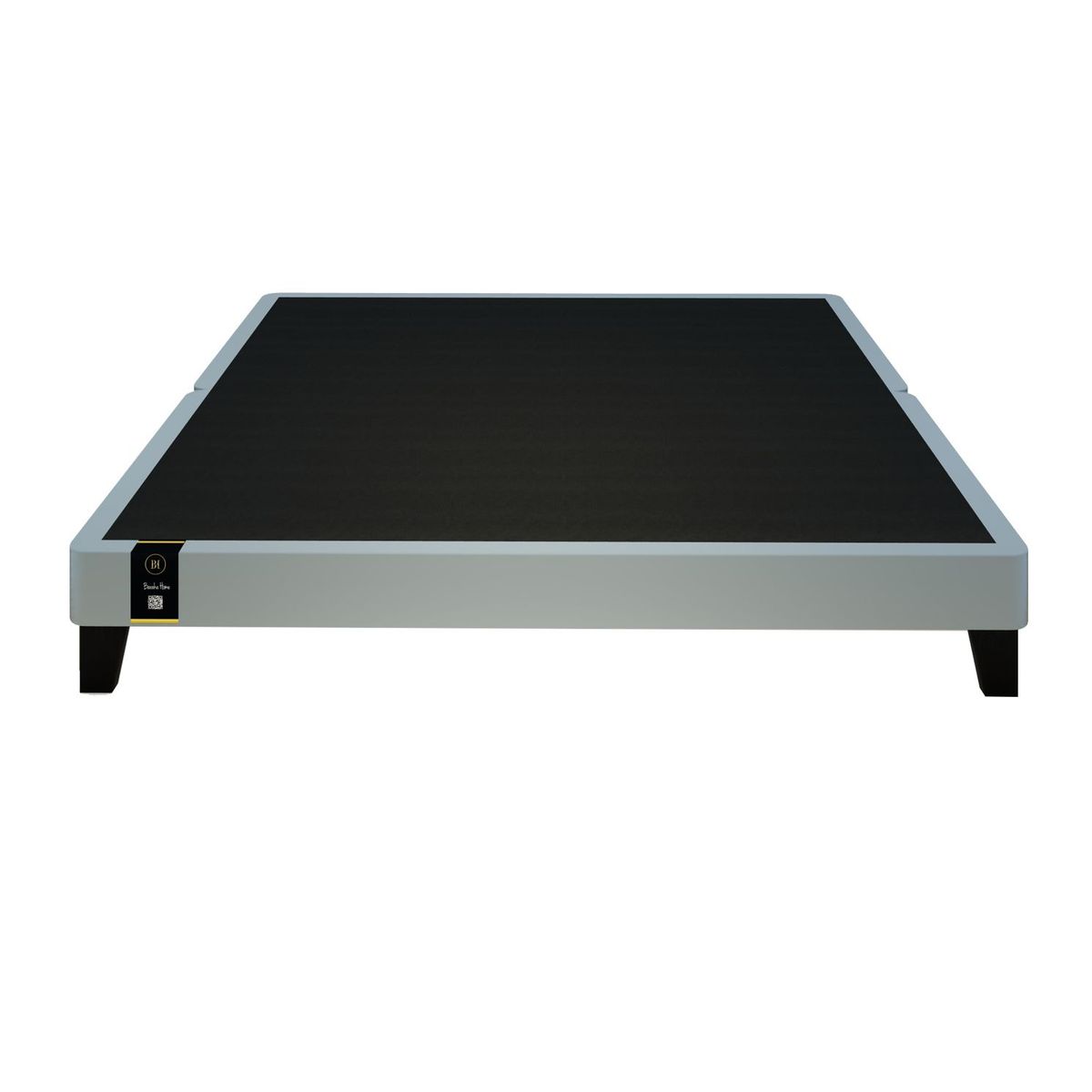 BARAKA HOME - Base De Cama Europea Carintia King Americano 1.98 x 2.03-Gris Claro