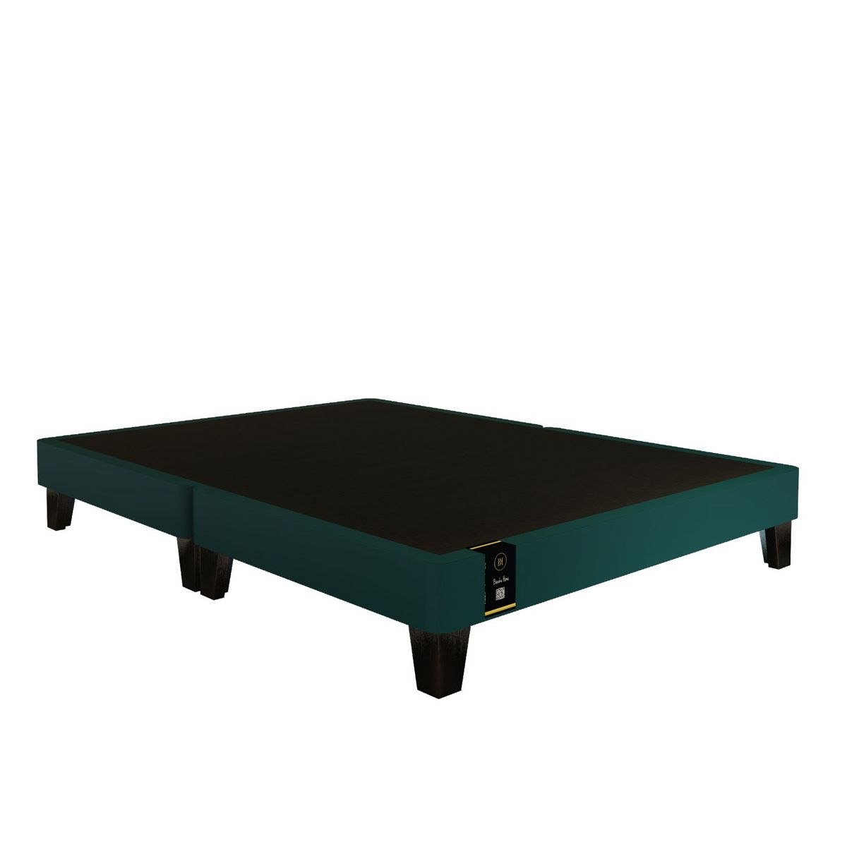 BARAKA HOME - Base De Cama Europea Carintia King Americano 1.98 x 2.03 - Cobalto