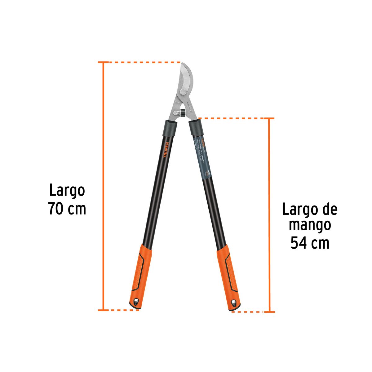TRUPER - Tijera para podar ramas 70 cm mango tubulares Truper