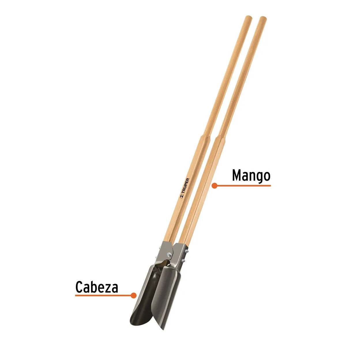TRUPER - Cavador mangos de madera 45 Truper